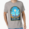 Buenos Aires Vintage Travel Illustration by HomeLivingCo