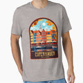 Copenhagen Vintage Travel Illustration by HomeLivingCo