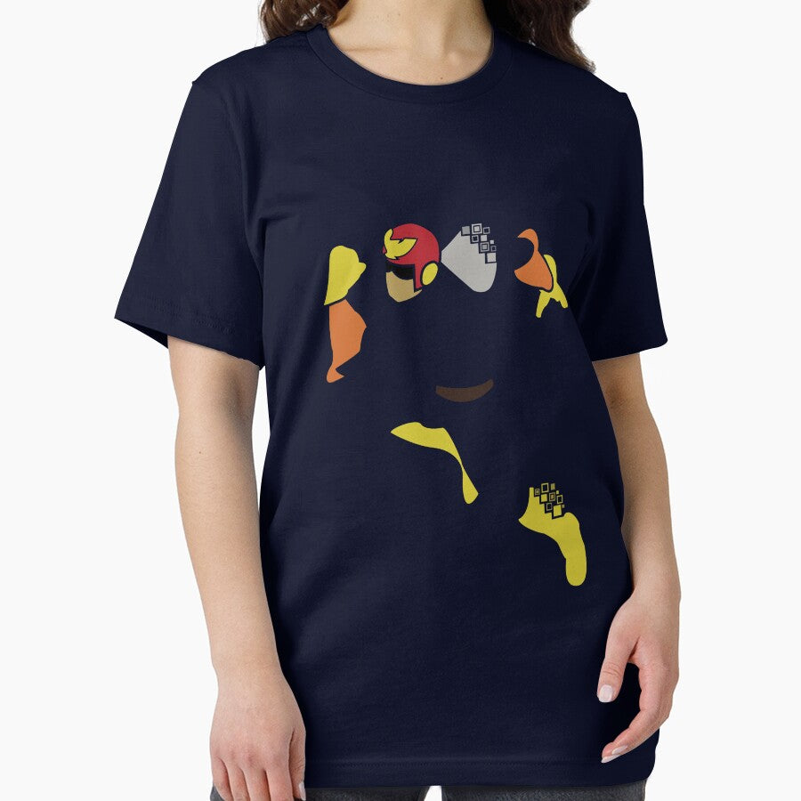 Captain Falcon Pixel Silhouette by innergeekdesign