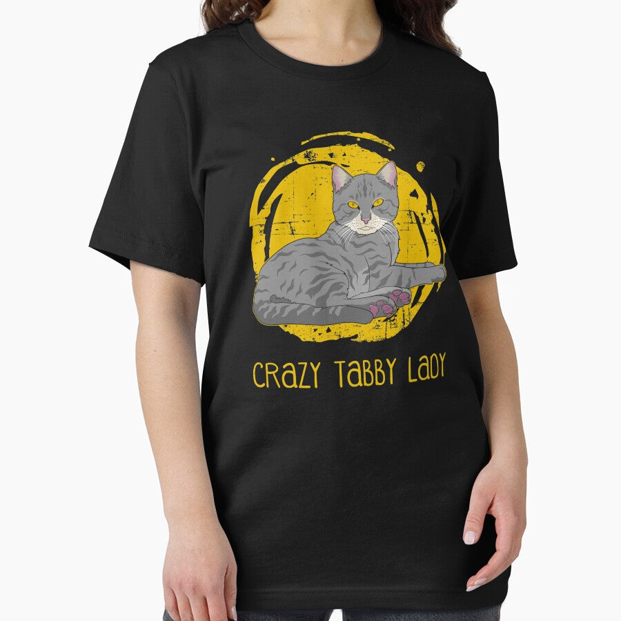 Cat Mom Crazy Tabby Lady design by jakehughes2015