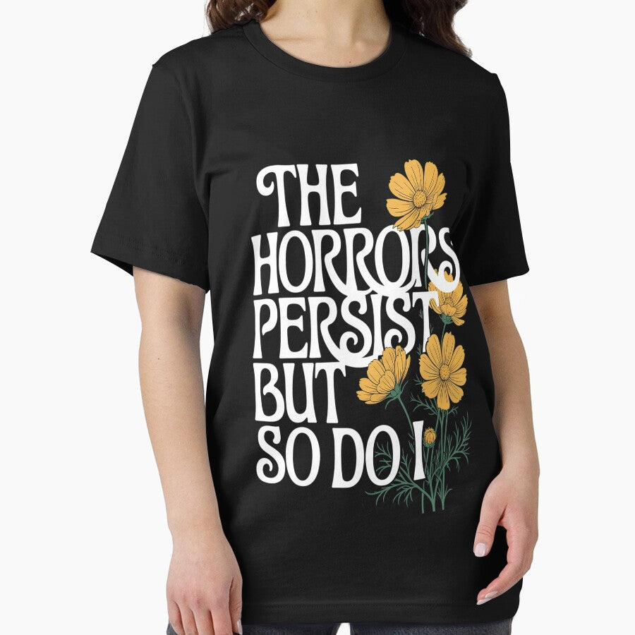 The Horrors Persist But So Do I Strength Resilience by HaiharryCartoon