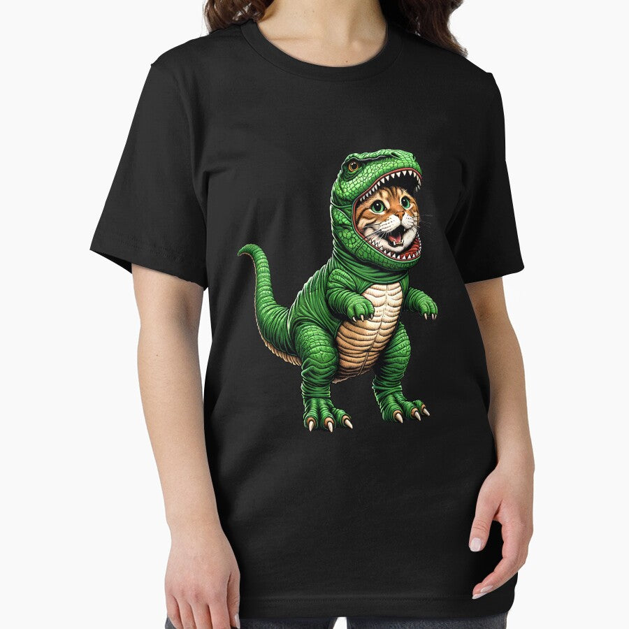 Cat Wearing Dinosaur Outfit Funny Kitten Lover by Kimberley King Art  King Art