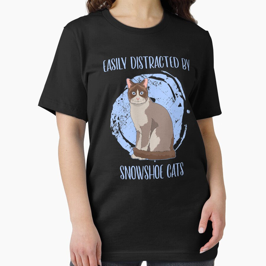 Easily Distracted By Snowshoe Cats Pet Owner Quote product by jakehughes2015