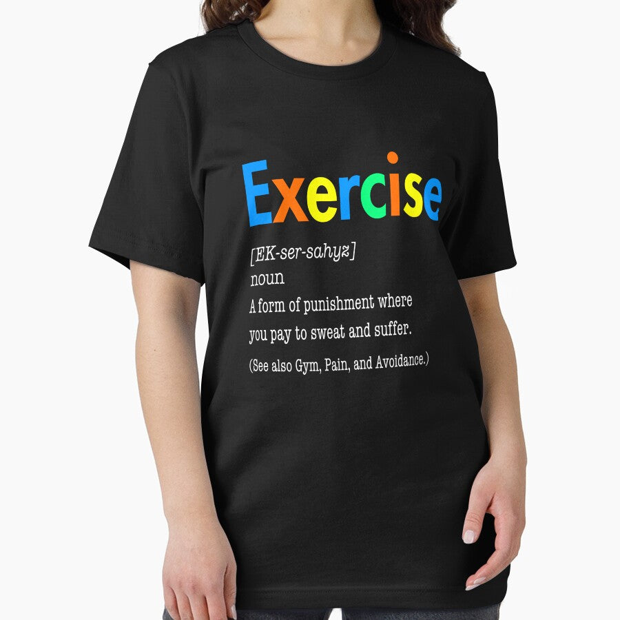 Exercise Definition - Funny Punishment Workout by Text2tee