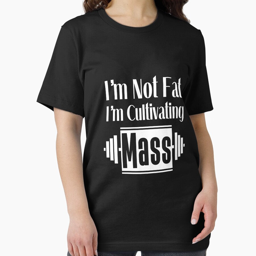 I'm not fat I'm cultivating mass | gym shirts | men fitness | funny exercise shirt | funny fitness shirts | workout clothes | fitness motivational gym shirts | workout shirt by Kreature Look