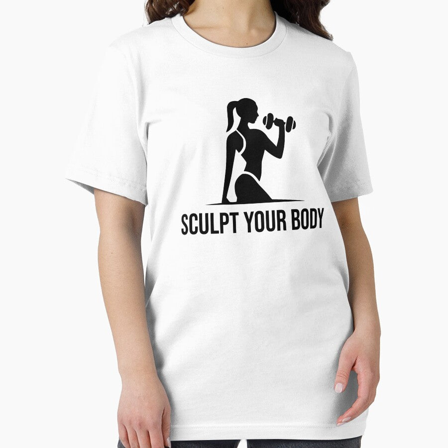 Sculpt your Body - fitness and Gym motivational quote by GraphicDream