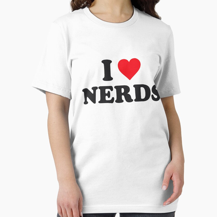 I Love Nerds Geek Typography Retro by AMICO77