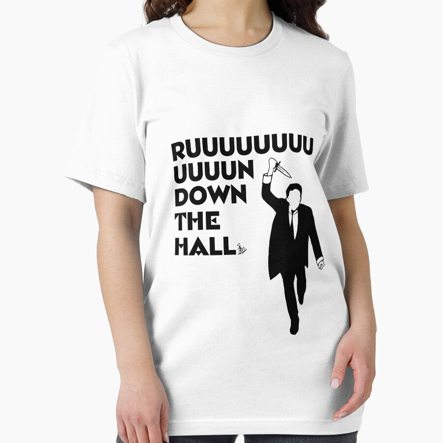 "Ruuuun down the hall" by bloodystickman