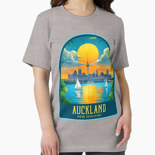 Auckland Vintage Travel Illustration by HomeLivingCo