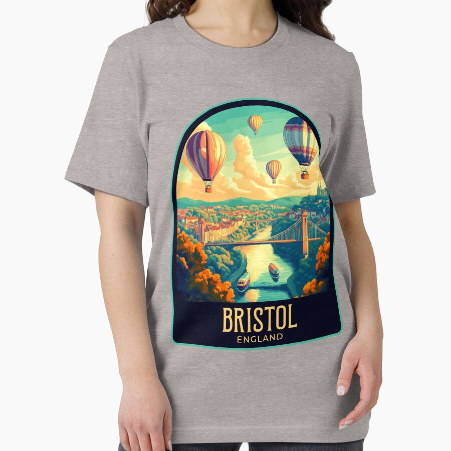 Bristol Vintage Travel Illustration by HomeLivingCo