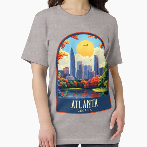 Atlanta Vintage Travel Illustration by HomeLivingCo