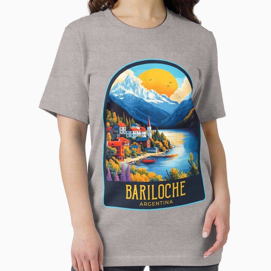 Bariloche Vintage Travel Illustration by HomeLivingCo