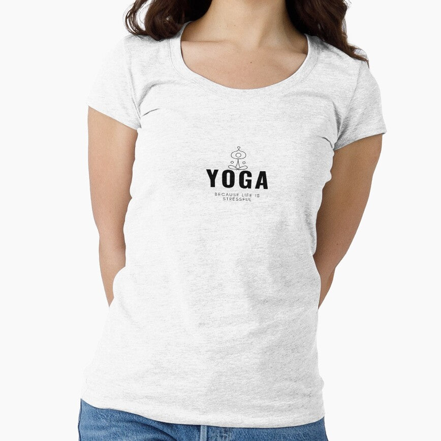 Yoga Because Life Is Stressful by Liniskop
