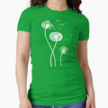 Dandelion Seeds Blowing In The Wind T Shirt by bitsnbobs