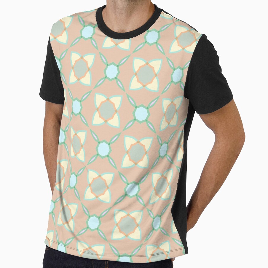 symmetry model flower decoration repeatability the illusion stained glass window seamless colorful repeat pattern by Abrahamjrnd