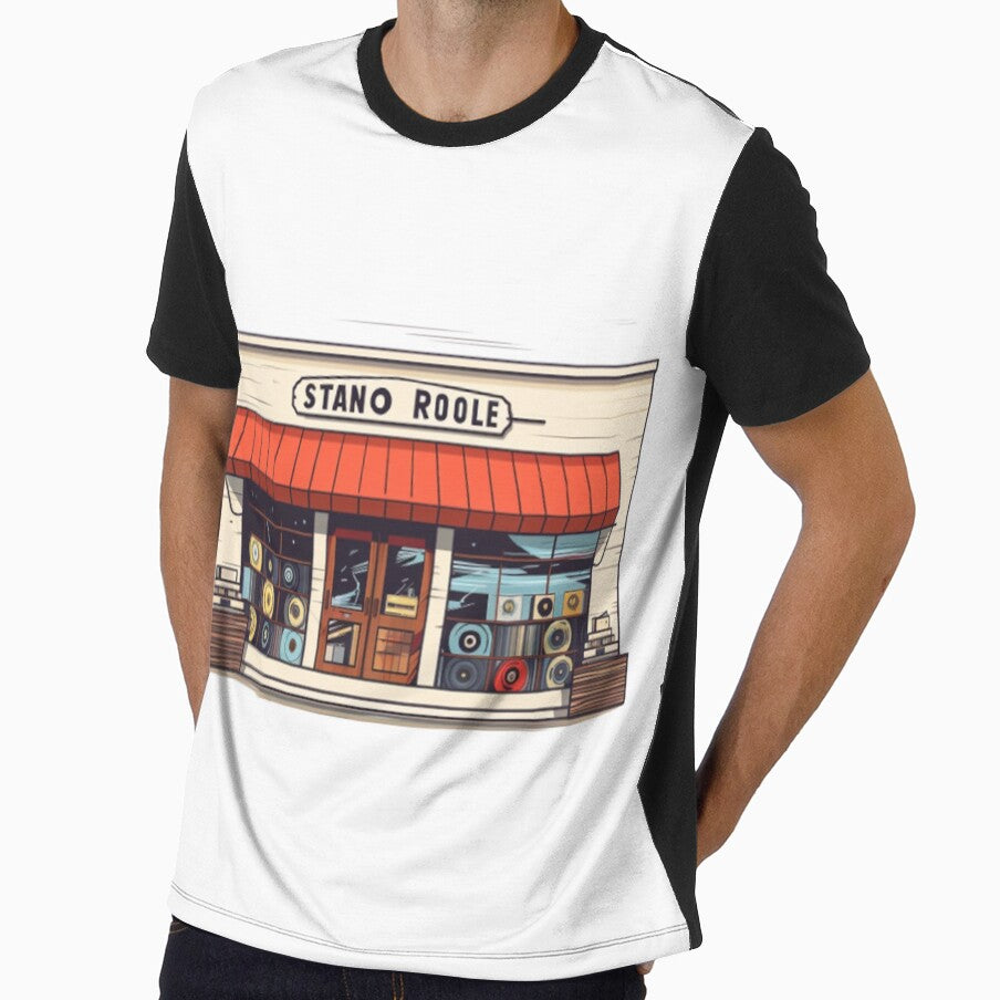 Retro record store by Nopphadon44