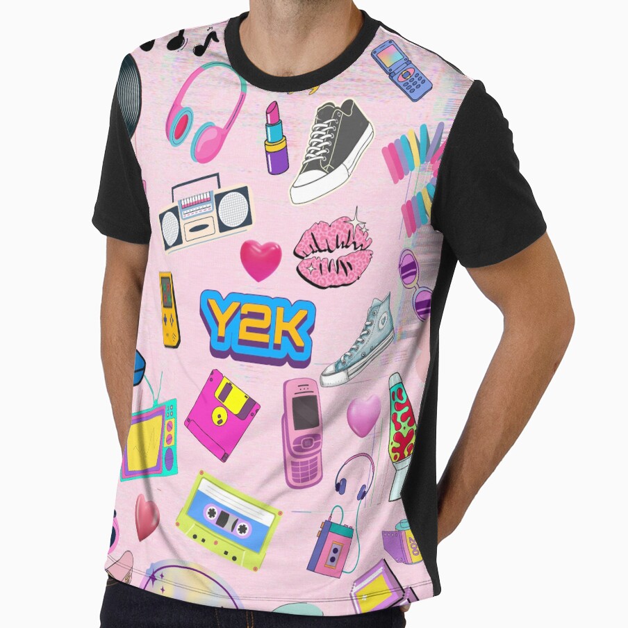 Y2K Aesthetic Collage Pattern | Retro 2000s | Nostalgic by swdesigns714