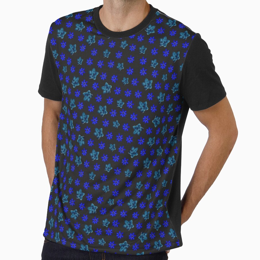 Blue Daisy Pattern by culasse06