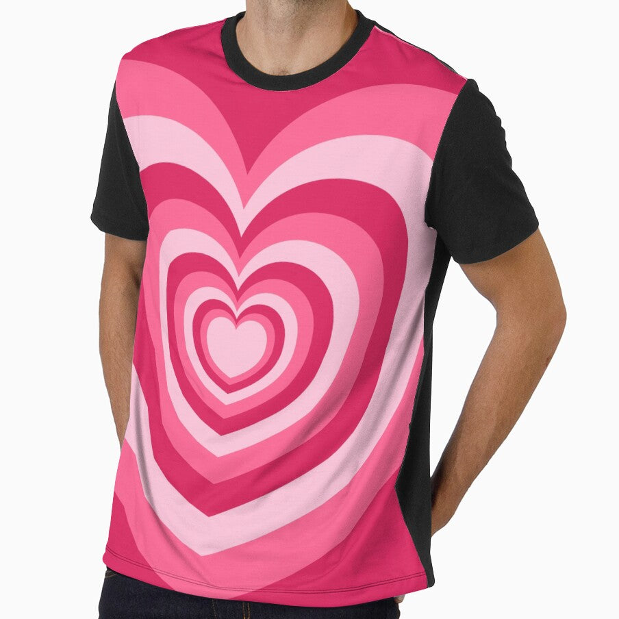 Retro Pink Hearts Sticker by kreativdesigns_