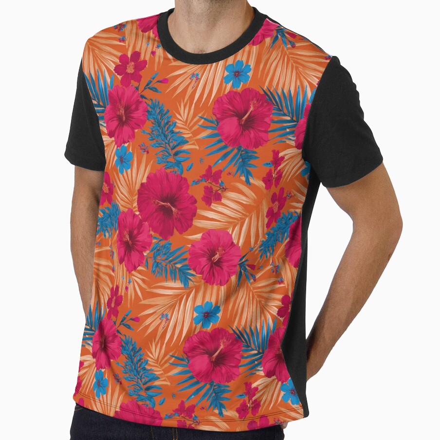 Stunning Tropical Floral Texture  - Flower Bouquet Pattern  - Unique Gifts For Men by RoyalStarsPatts
