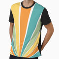 retro sunset pattern by printguys