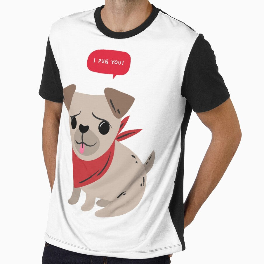 Funny I pug you, funny pug lover shirt by Urbane  Designs
