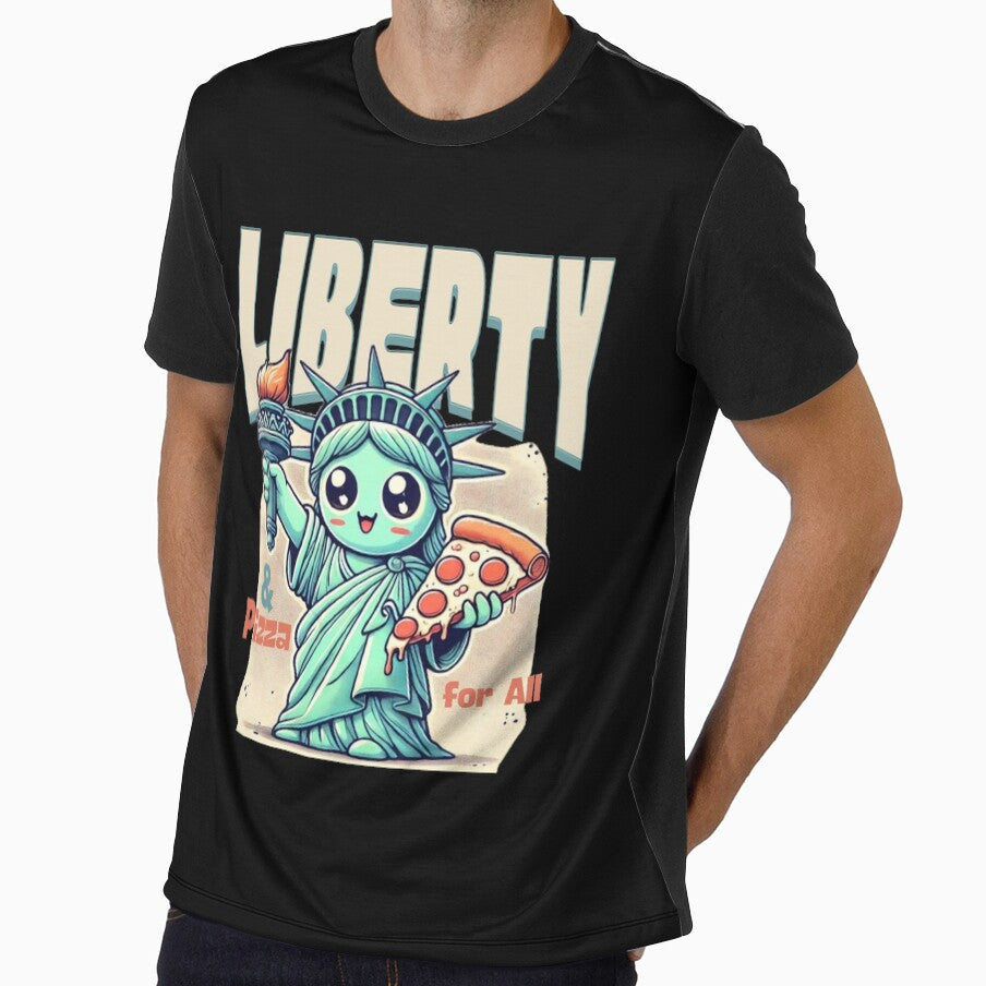 Liberty and pizza by Peerless-Prime
