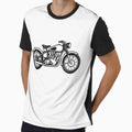 Retro Motorcycle Design Shirt for Riders by RobCreatives Merch Services