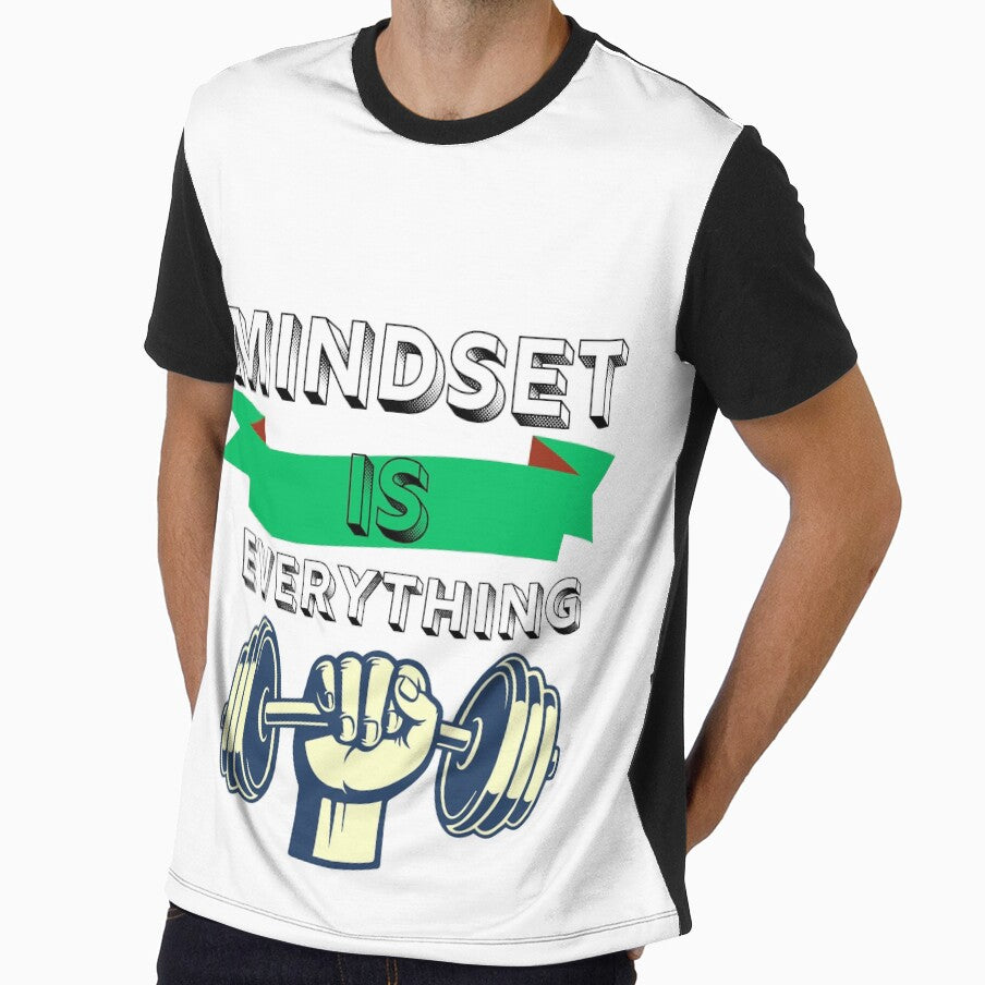 Mindset Is Everything Gym Motivation T-Shirt Design by bulbul Islam