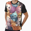 Kawaii Cute Cats Colorful Kittens by Urban  Charms