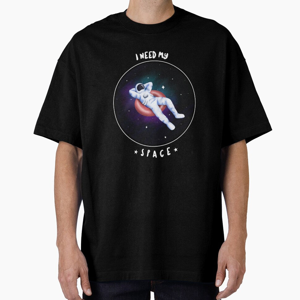 I Need My Space | Astronaut Floating on Innertube in Space | Space Humor by swdesigns714