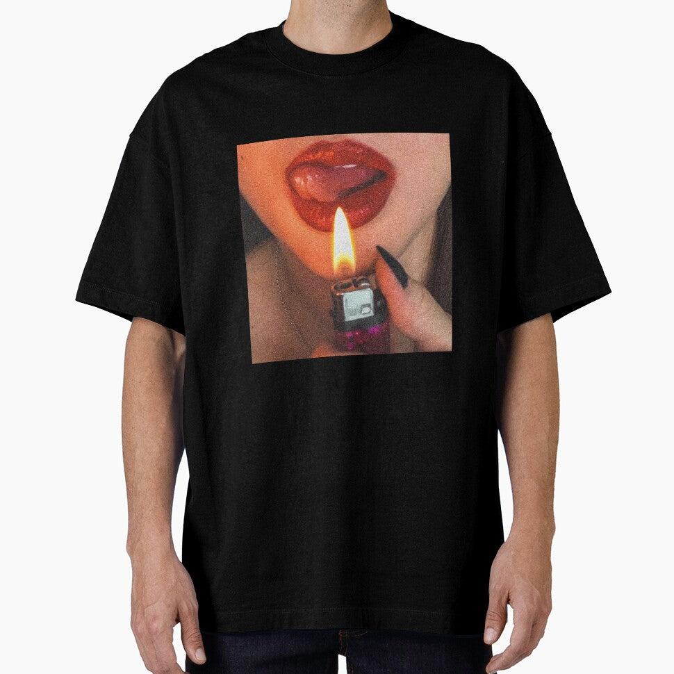 Grainy Photo Vintage Bad Bitch Lighter Aesthetic by vibeytees