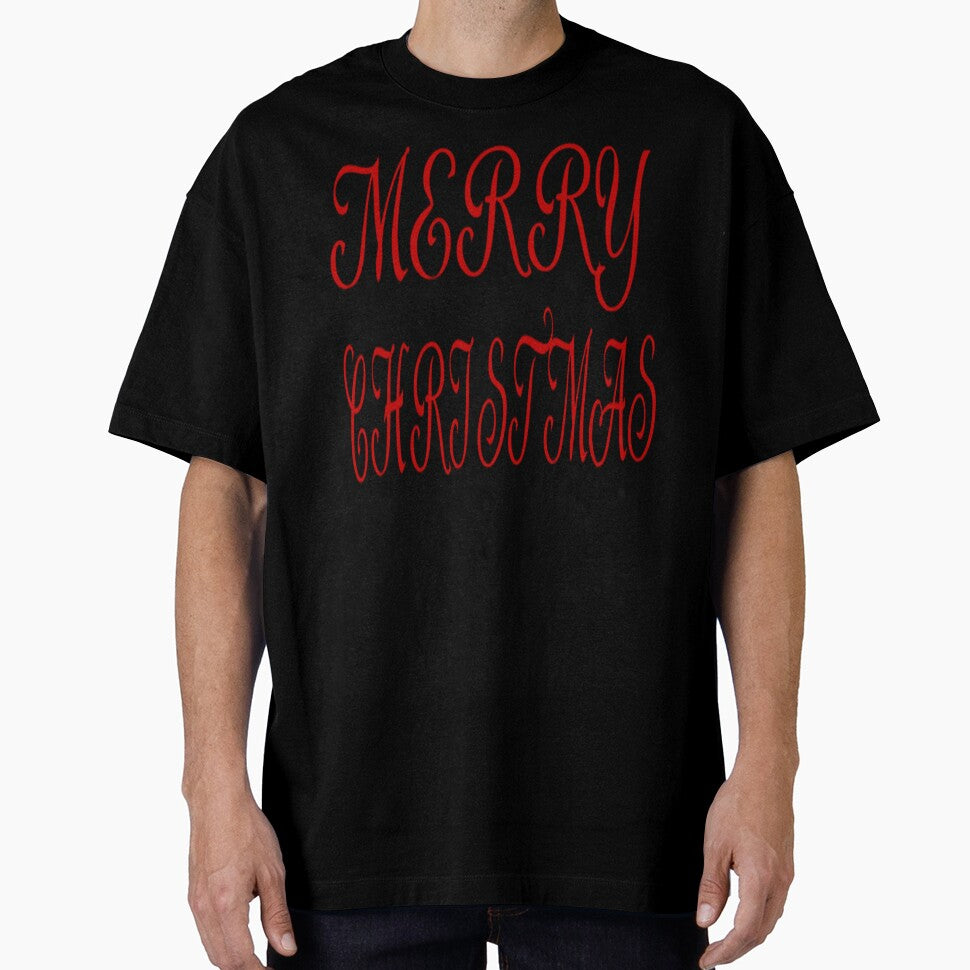 MERRY CHRISTMAS, Red Letters by James E. Guin