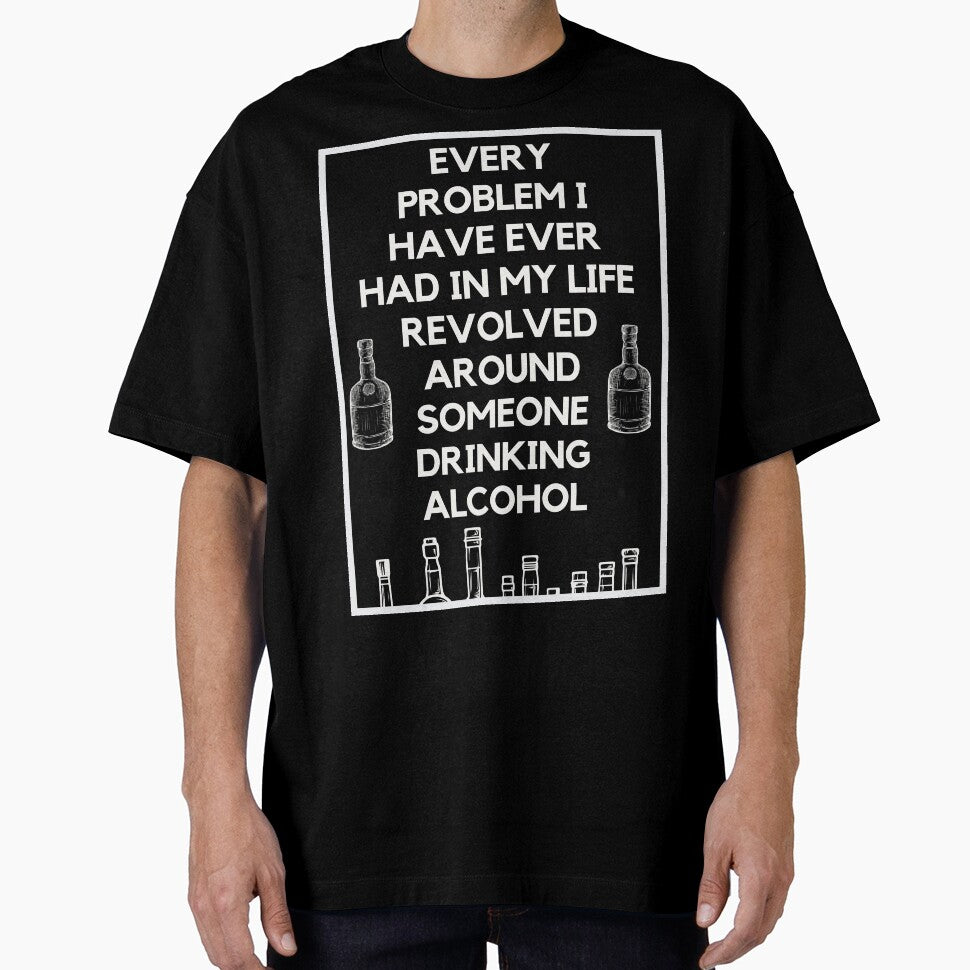 Super wise quote about problems and alcohol by onum2018