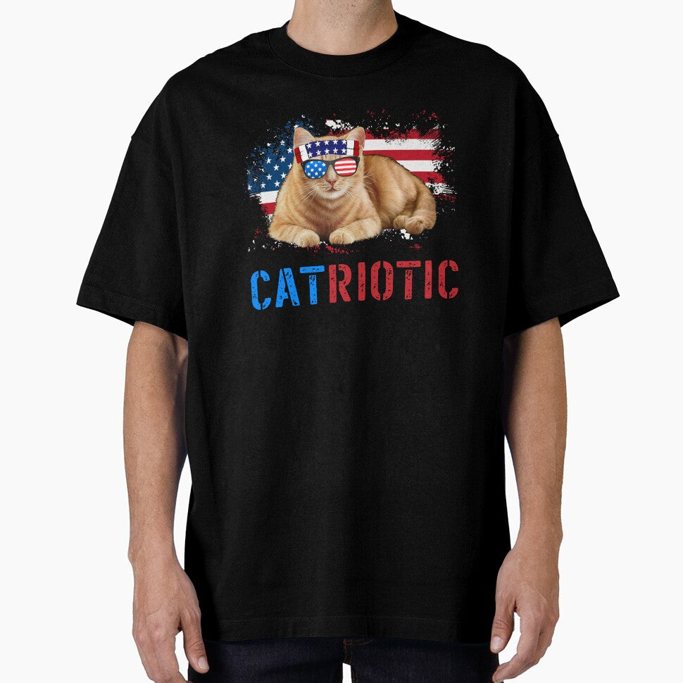 Patriotic Cat Lover 4th Of July American Cat by TM-Multidesign