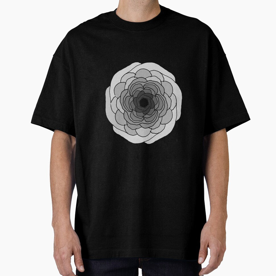 Grey Flower in Black by KExpressions