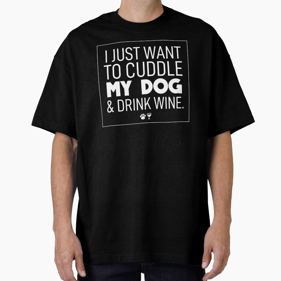 Dog mom | I just want to cuddle my dog & drink wine by ElevenVoid