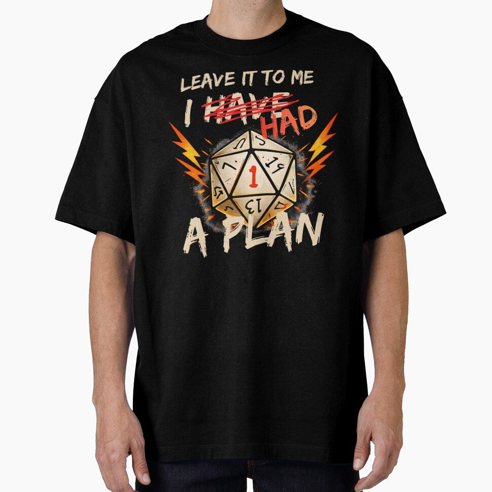I Had A Plan Natural 1 D20 Dice Tabletop Gaming Disaster by Serene woods