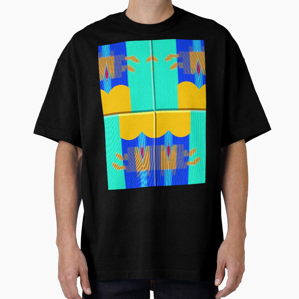 Vibrant music abstract minimalist guitar exotic summer blue - sunny gift for guitarists musicians and minimalist music and guitar lover by Ralek