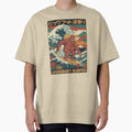 Bigfoot Surfing The Great Wave. by EunsooLee
