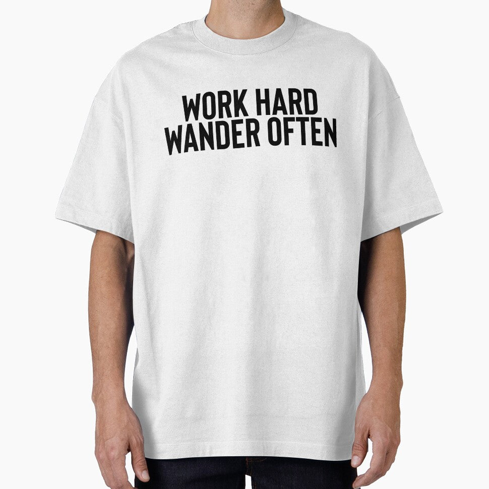 Work Hard Wander Often / Motivation Quote Mantra by StrangeStreet