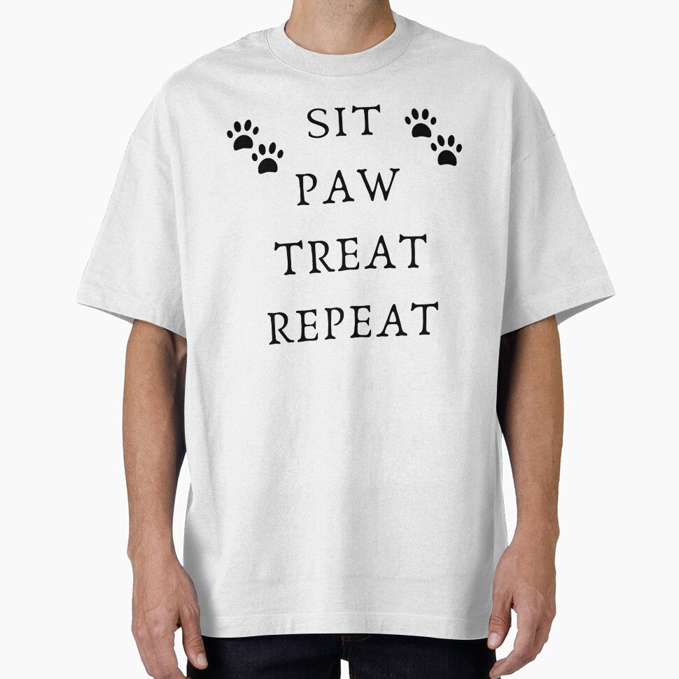 SIT PAW TREAT REPEAT / DOG LOVER by vishwajeetkhot