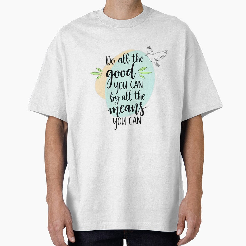Do All the Good You Can – Hand Lettered Kindness Quote with Dove by KivaroArt