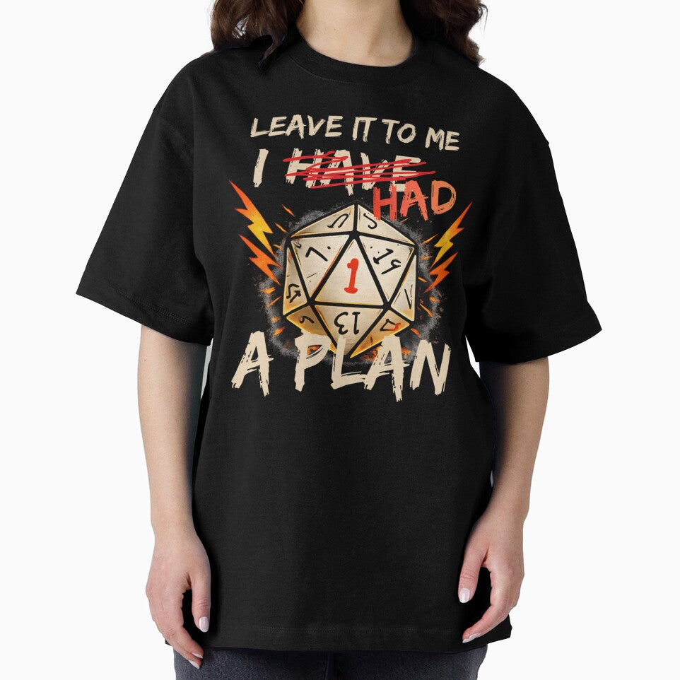 I Had A Plan Natural 1 D20 Dice Tabletop Gaming Disaster by Serene woods