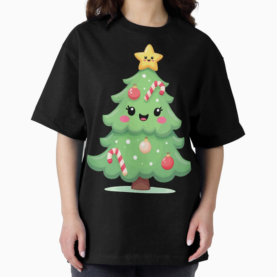 Kawaii Christmas Tree – Cute Xmas Shirt for the Holidays by Hans-Design