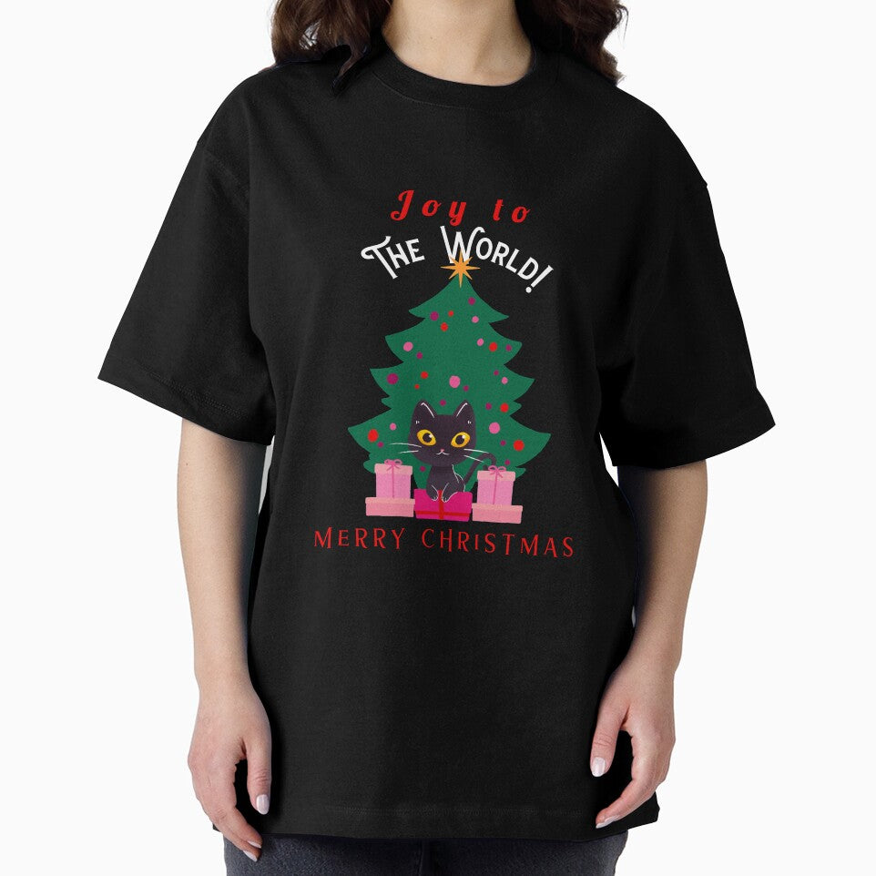 Joy to the world Merry Christmas, Cat Lover's Christmas by Happy-PrintZ