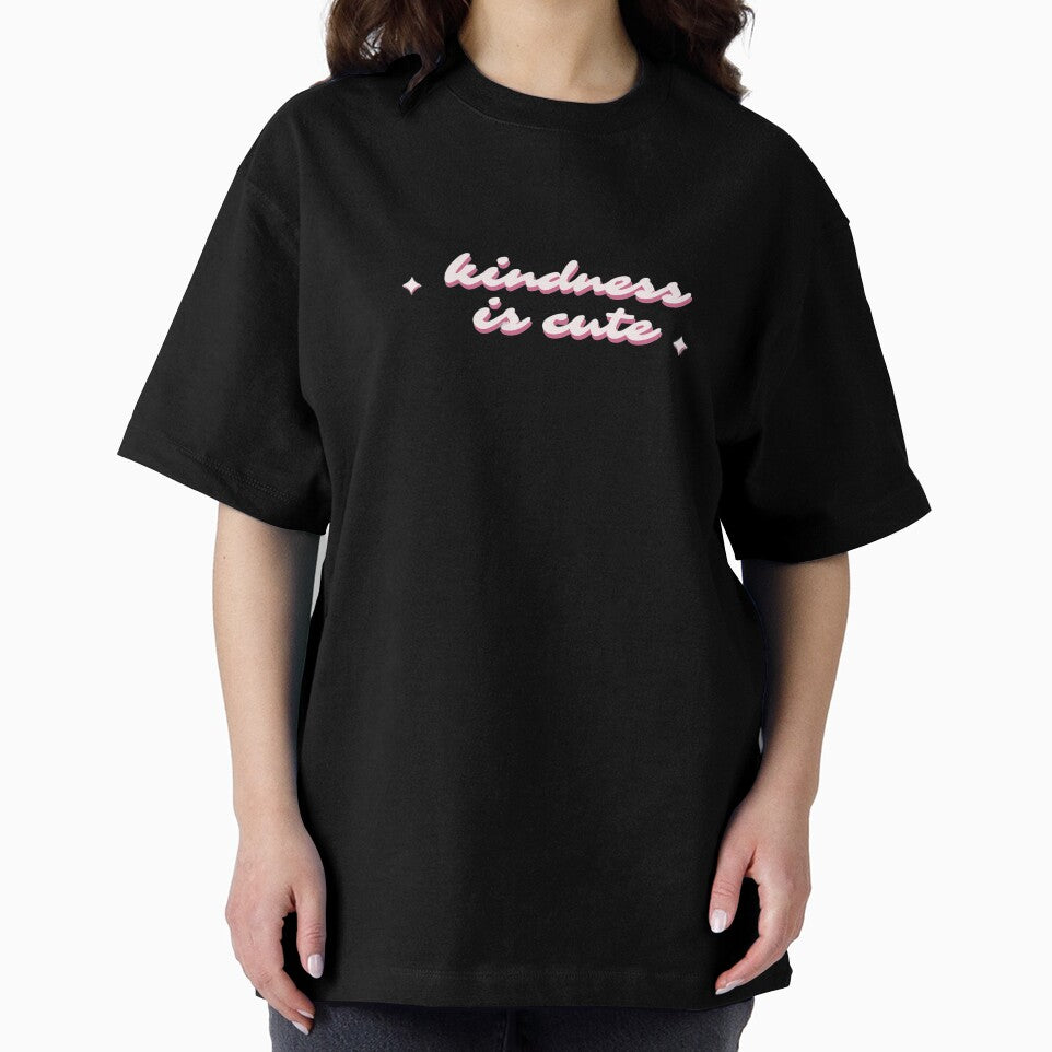 Kindness is Cute – Retro Cute Positivity Quote | Kindness Aesthetic Typography by Latina Charm