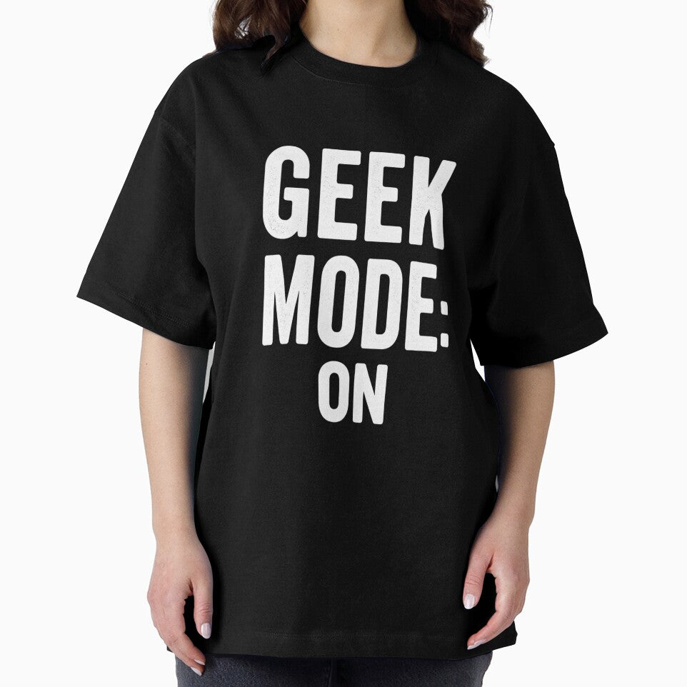 Geek T-shirt “Geek Mode: ON” – Funny gamer design by Japonmania : "le style venu du coeur "
