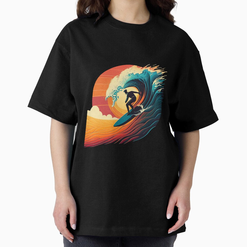 Surfing illustration by Printverse Studio