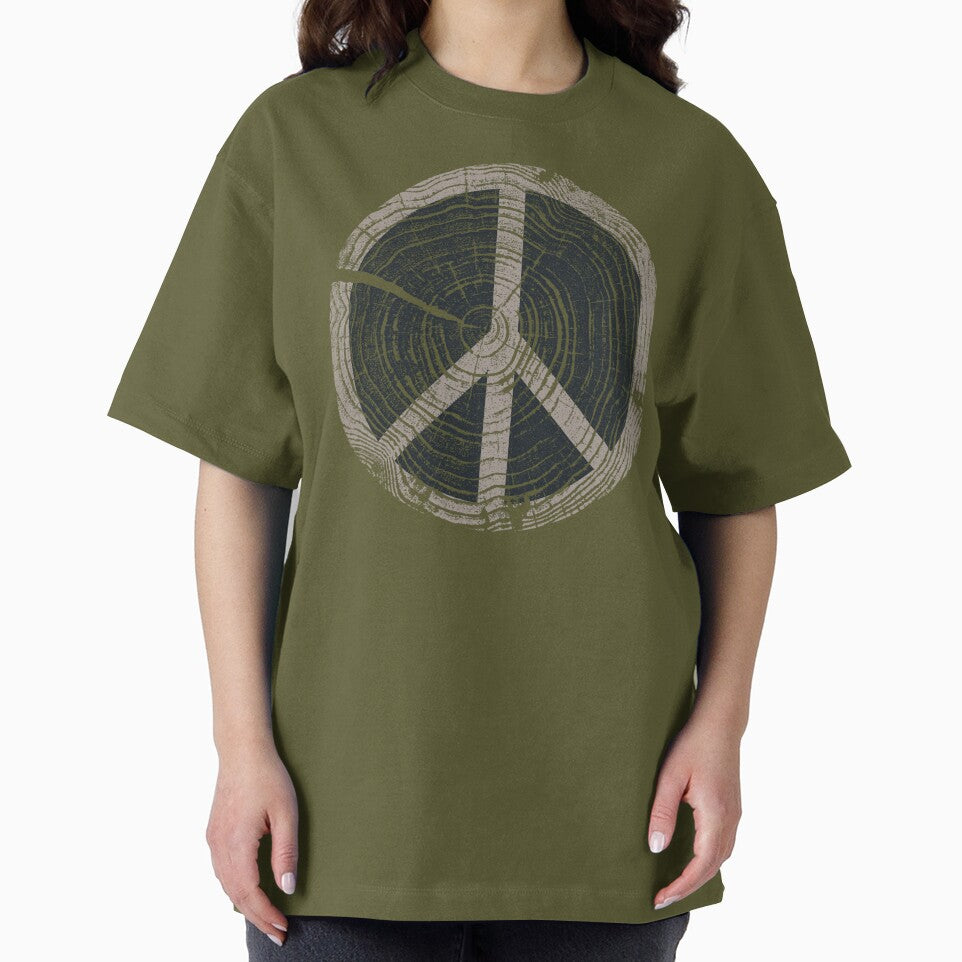 Tree Ring Peace Sign by BoneDaddyUSA